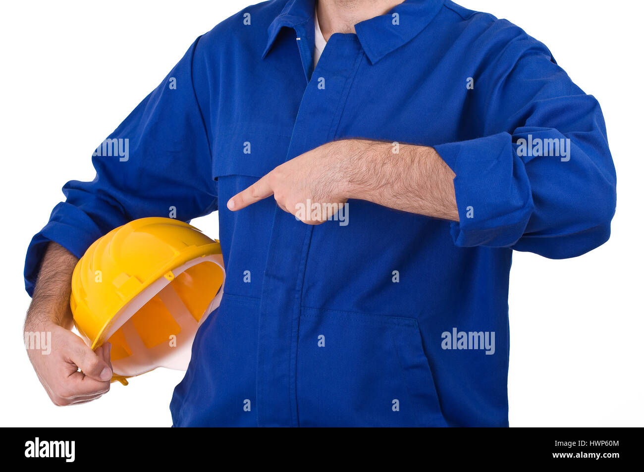 Blue collar worker Stock Photo - Alamy