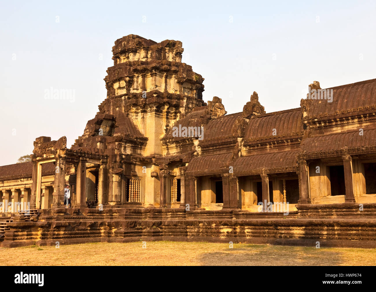 Temples at Angkor Wat 2 Stock Photo