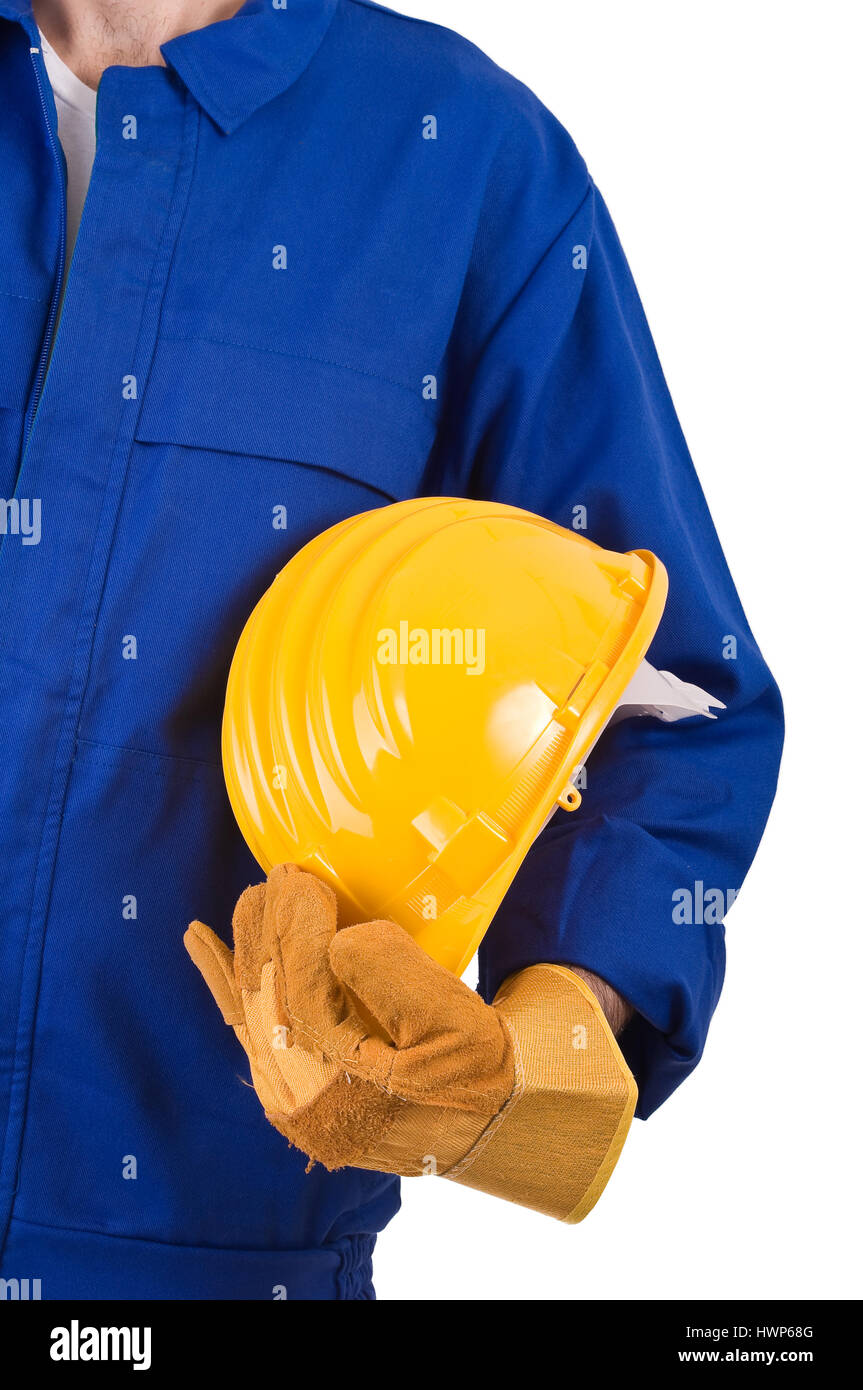 Blue collar worker Stock Photo - Alamy