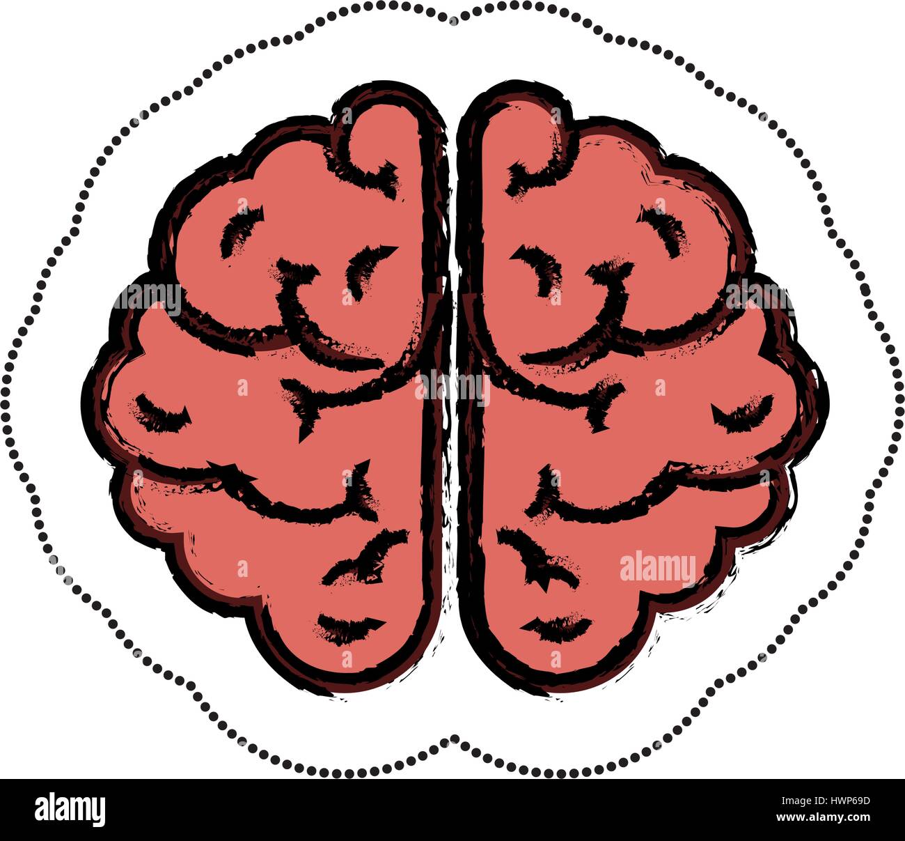 brain human isolated icon vector illustration design Stock Vector Image ...