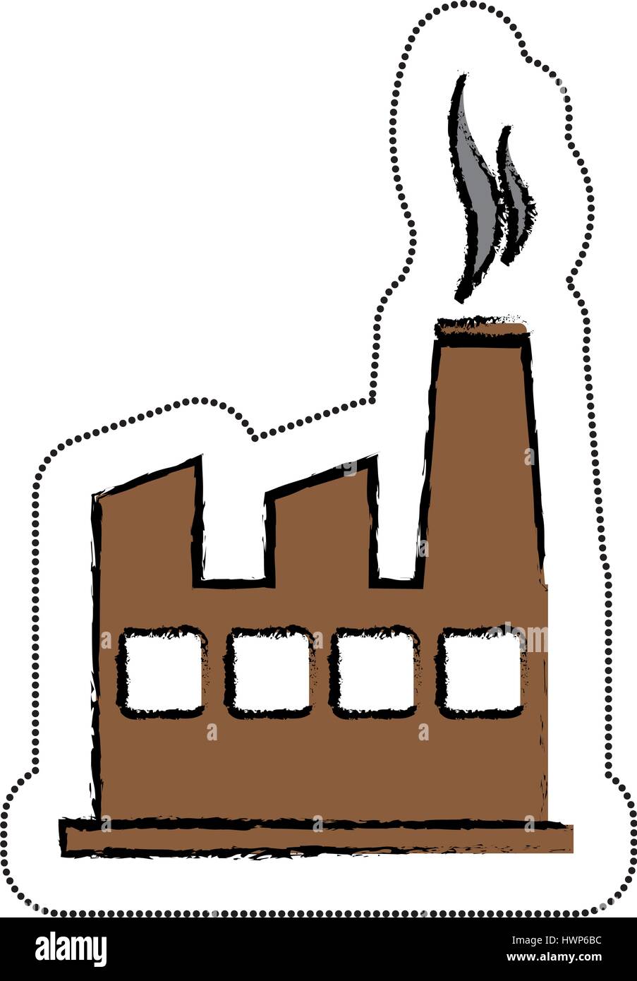 plant industrial building icon vector illustration design Stock Vector ...
