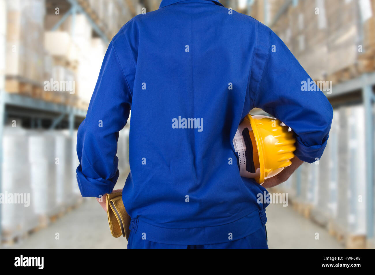 Blue collar worker Stock Photo - Alamy