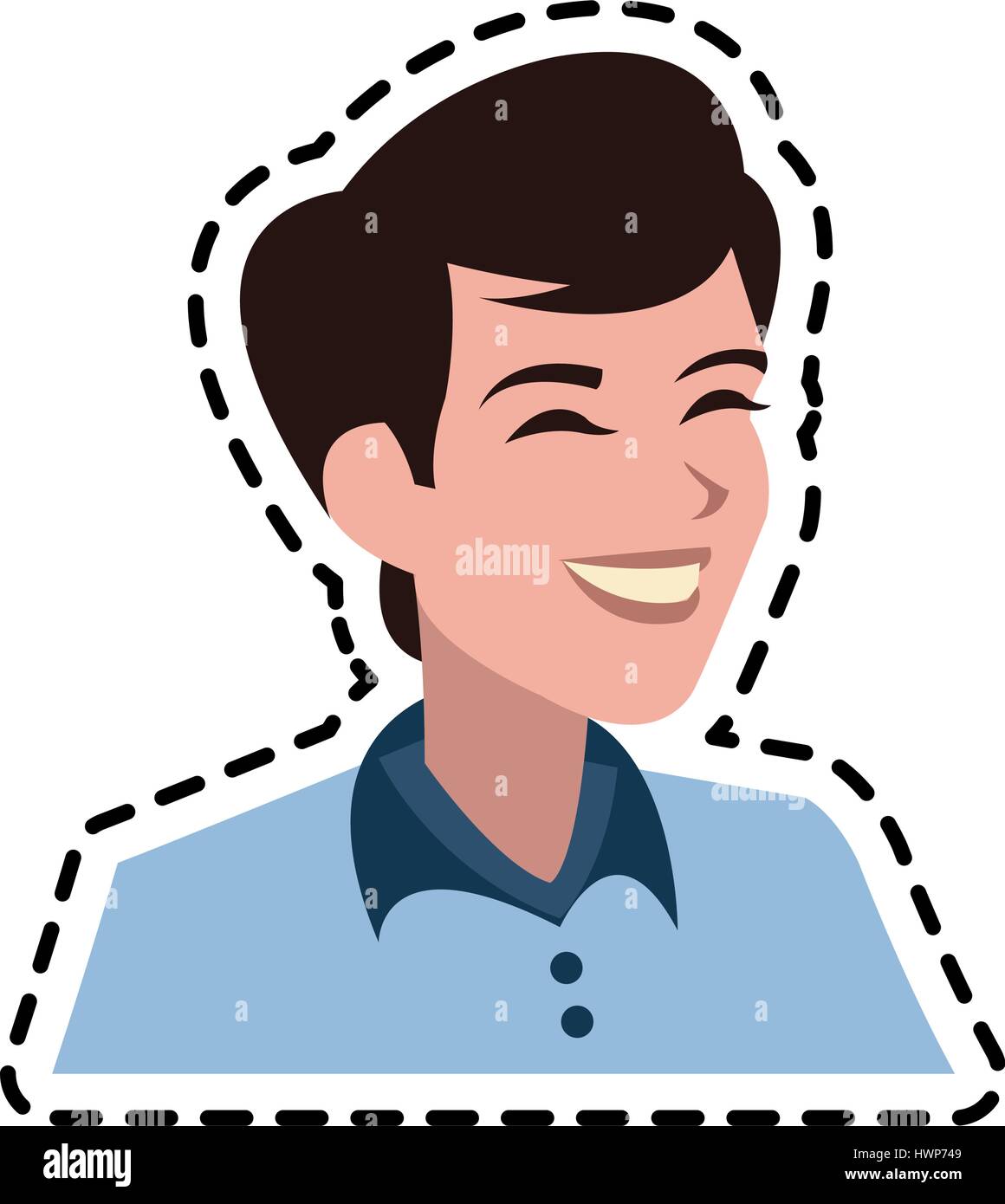 androgynous man icon image Stock Vector Image & Art - Alamy