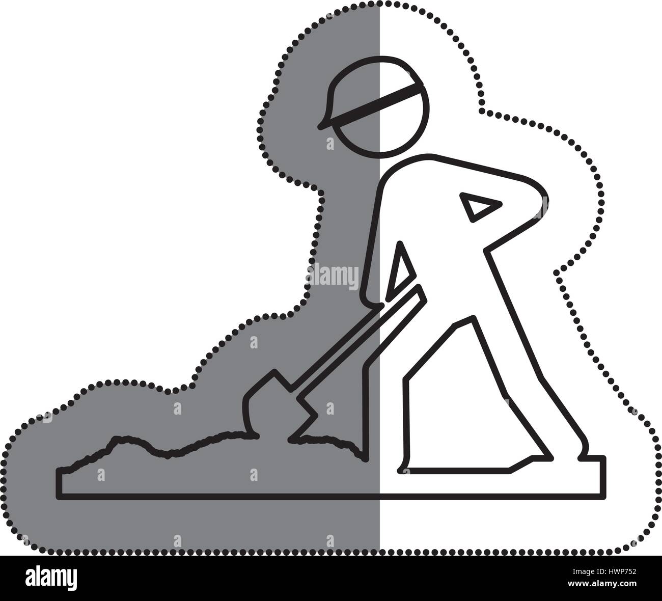 road sign under construction vector illustration design Stock Vector ...