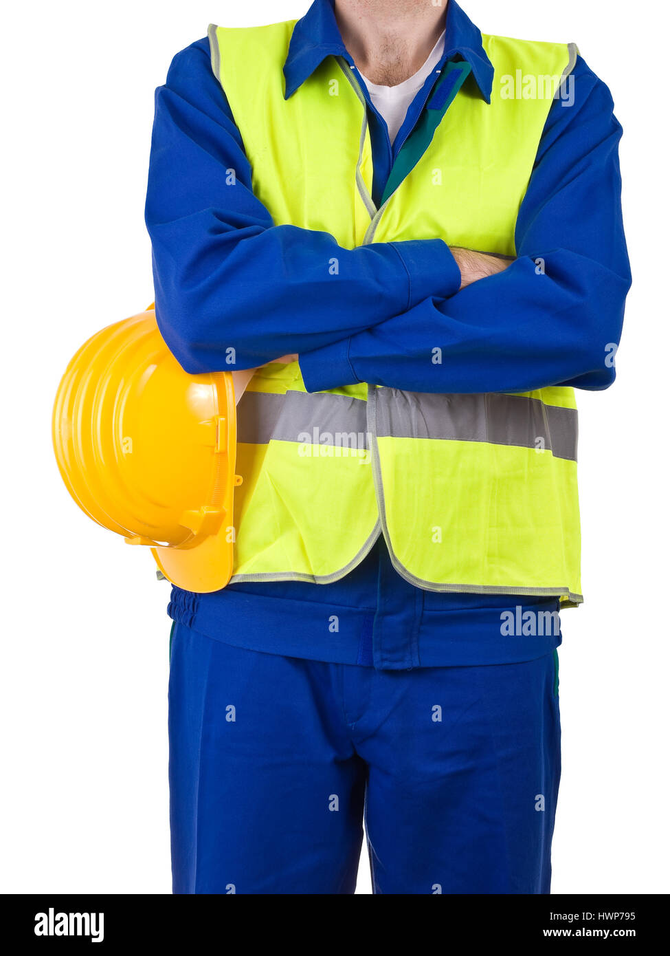 Blue collar worker Stock Photo Alamy