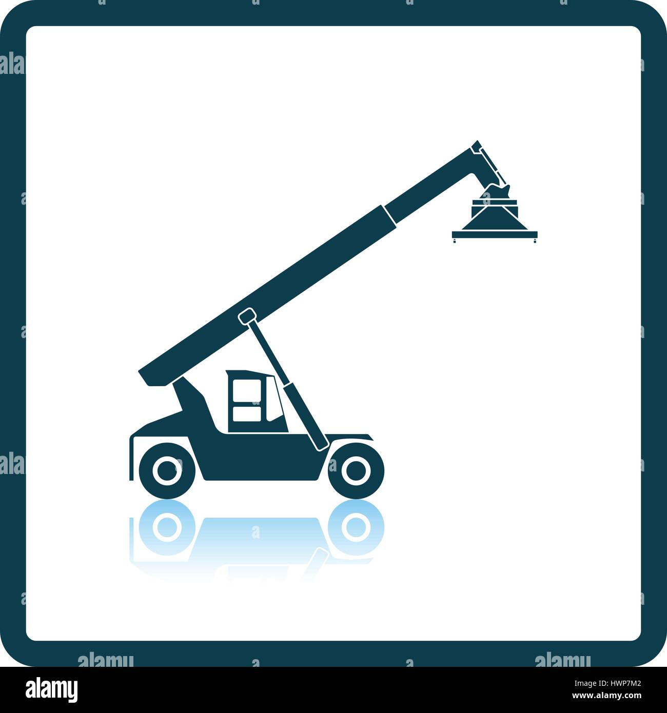 Reach stacker Stock Vector Images - Alamy