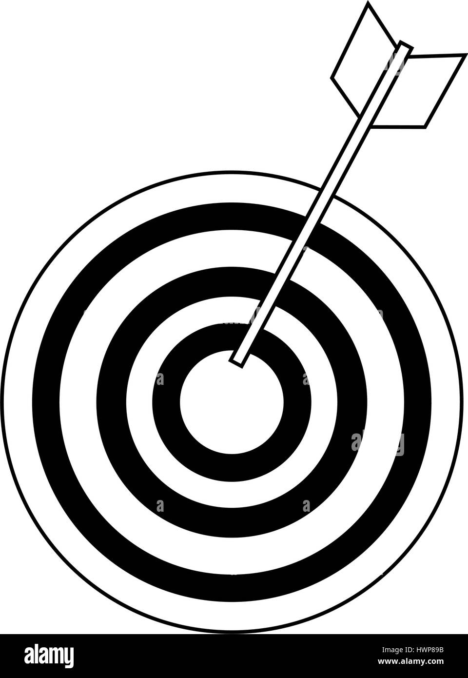 Bullseye target icon image hi-res stock photography and images - Alamy