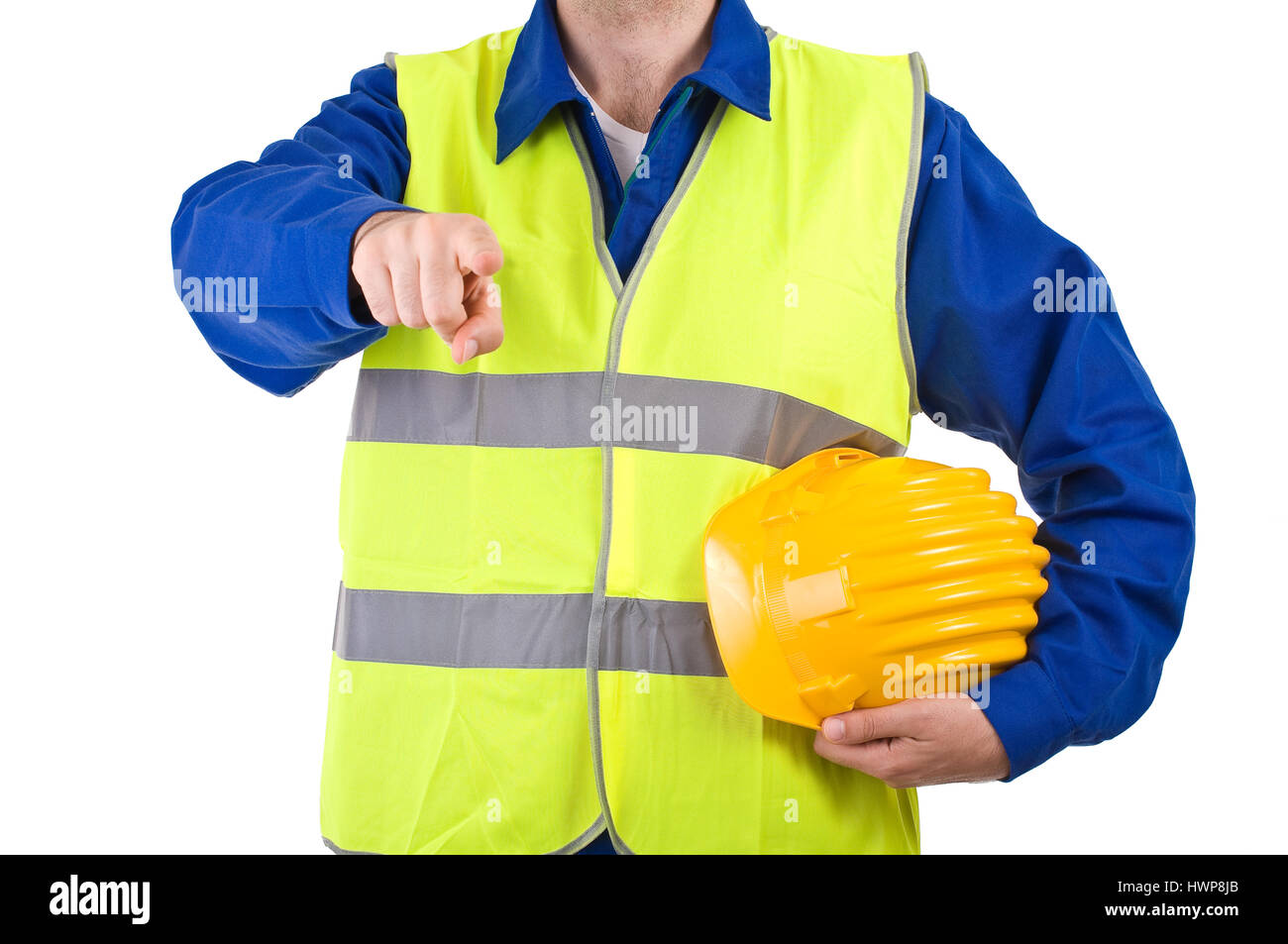Blue collar worker Stock Photo Alamy