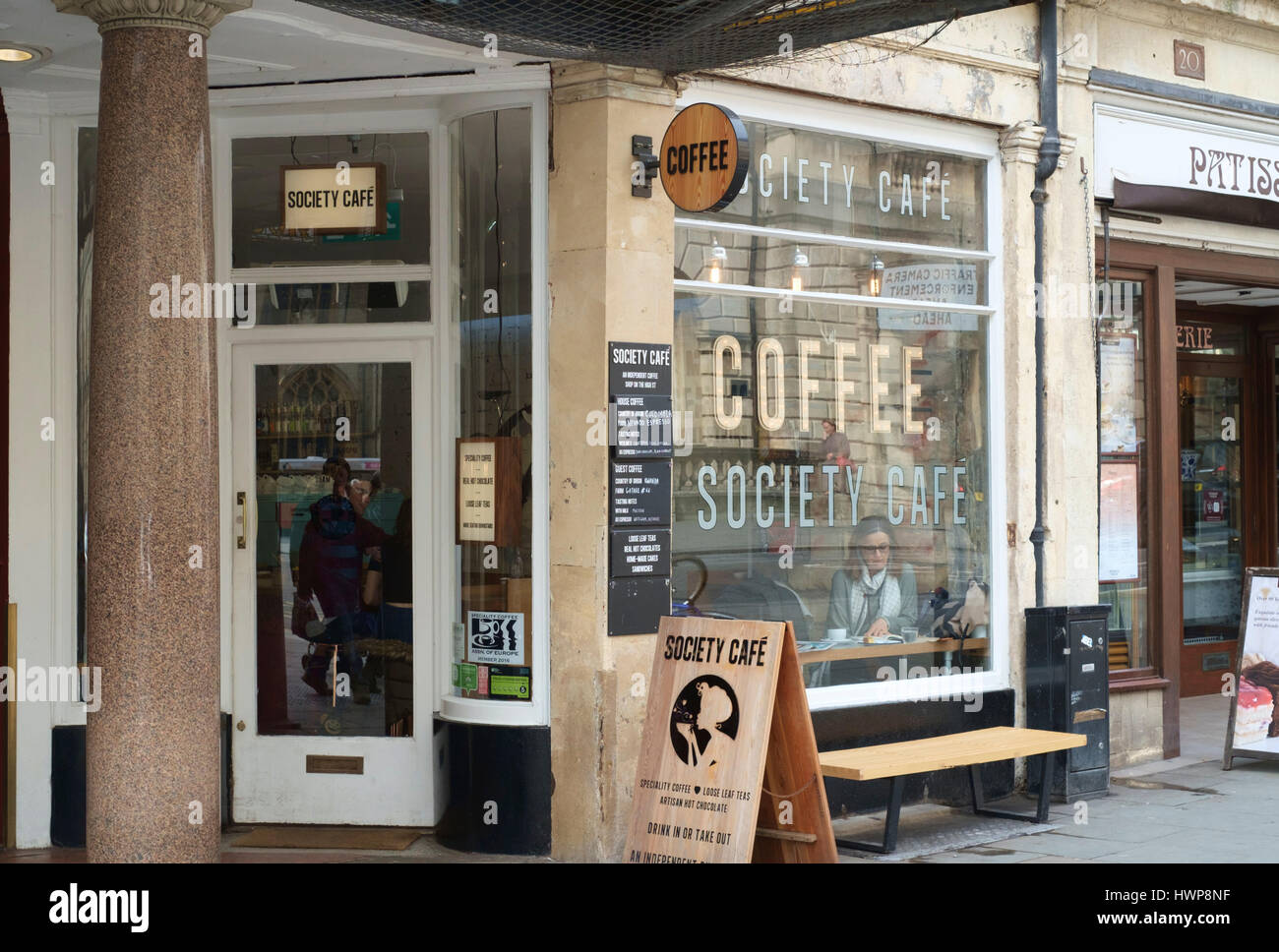 The Society Cafe Bath somerset England UK Stock Photo Alamy
