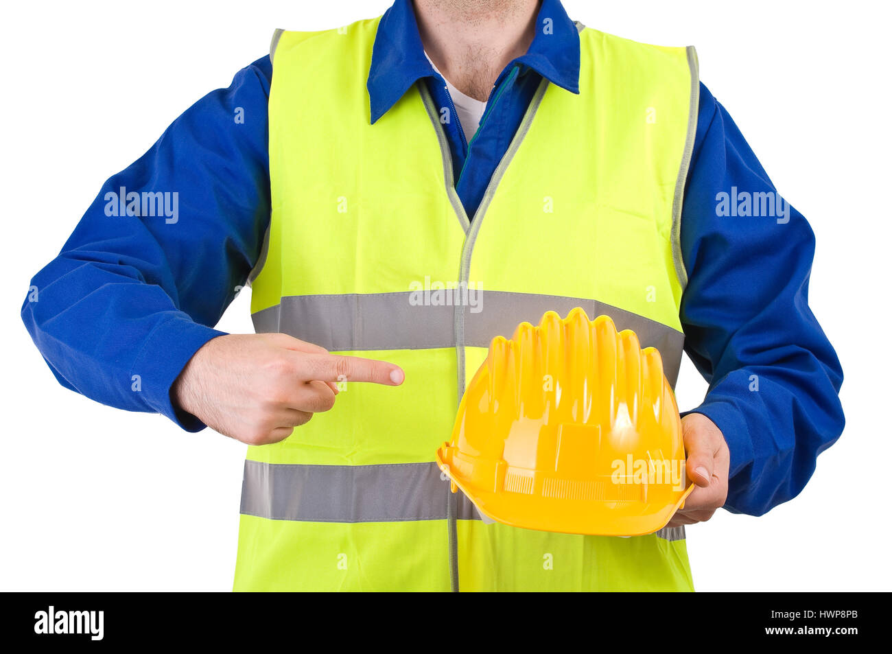 Blue collar worker Stock Photo Alamy