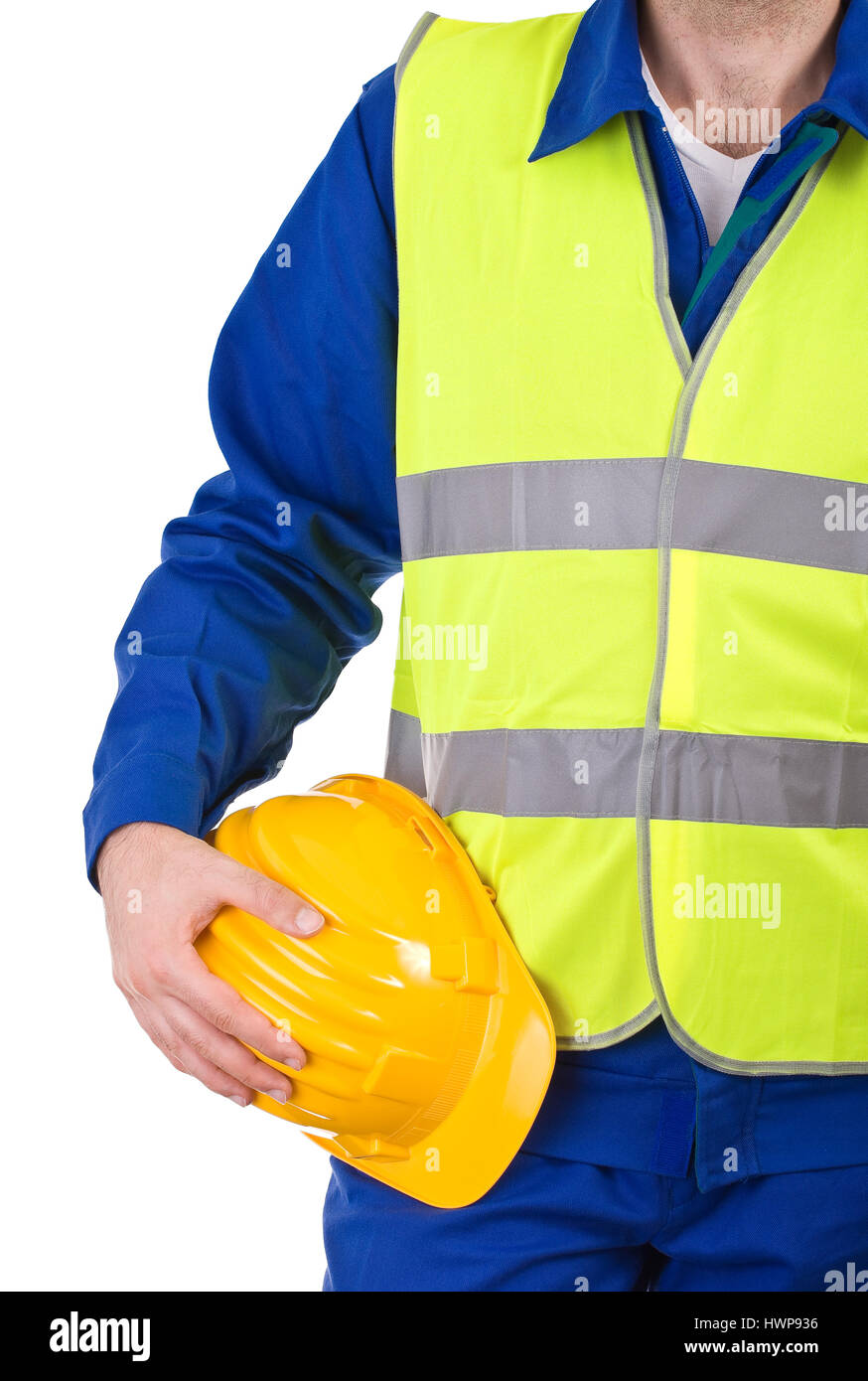Blue collar worker Stock Photo - Alamy
