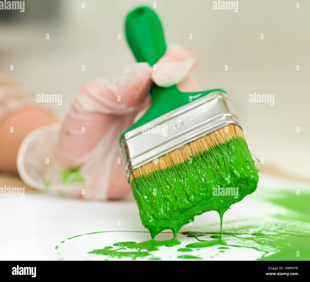 Dripping paint on wall hires stock photography and images Alamy