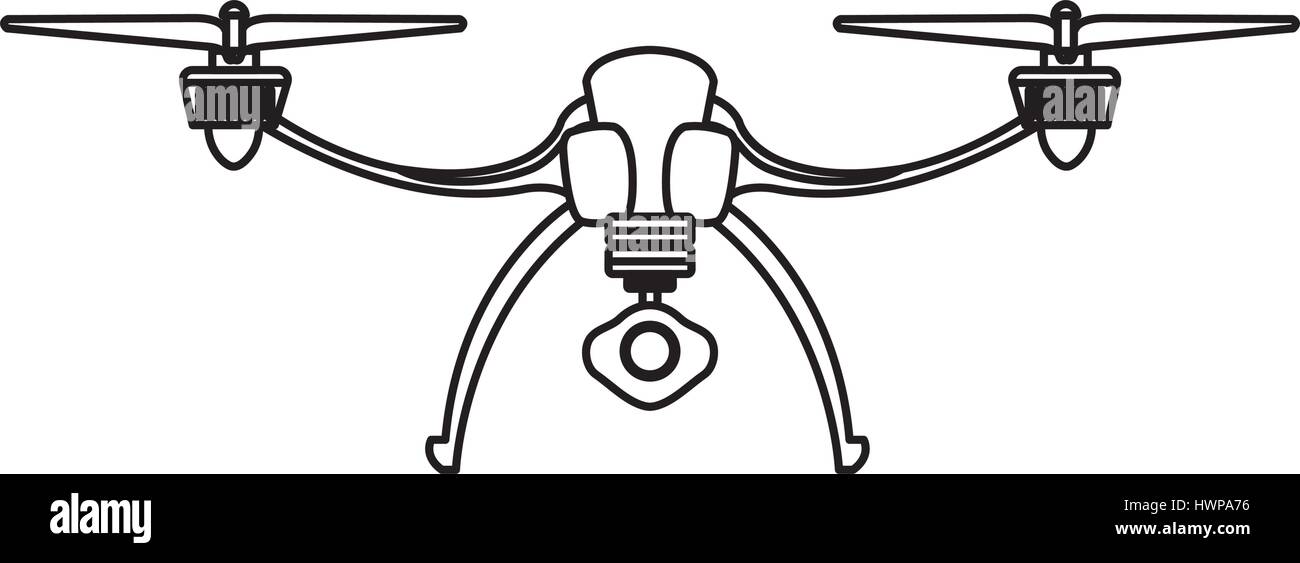 drone technology flying isolated icon Stock Vector Image & Art - Alamy