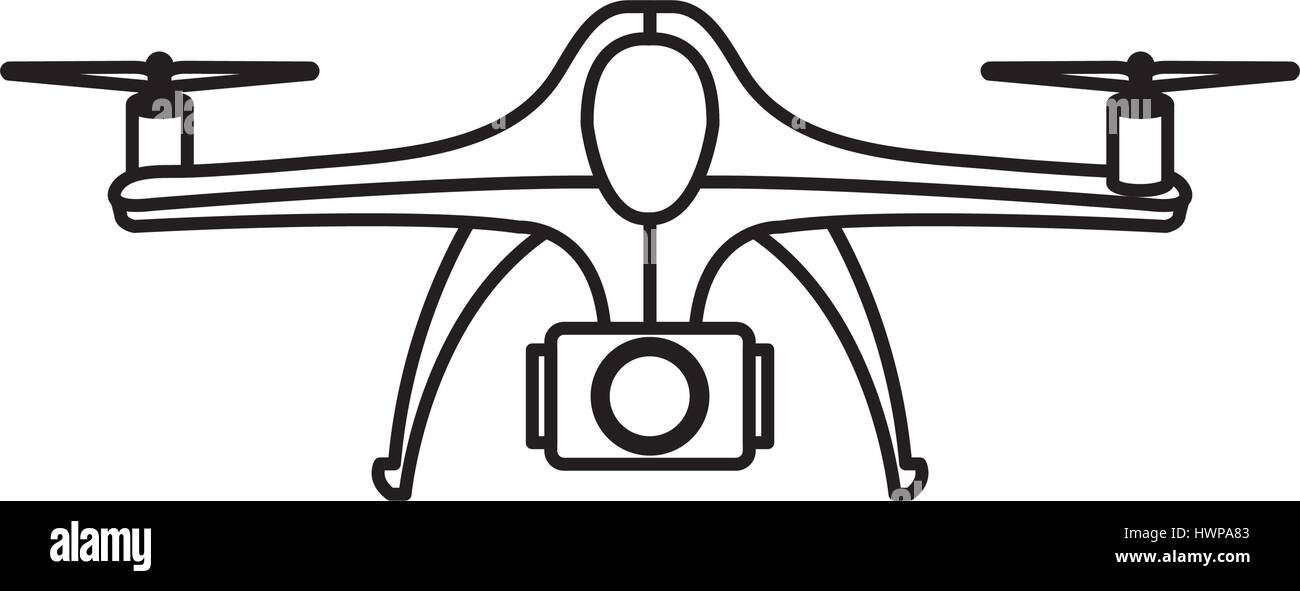 drone technology flying isolated icon Stock Vector Image & Art - Alamy
