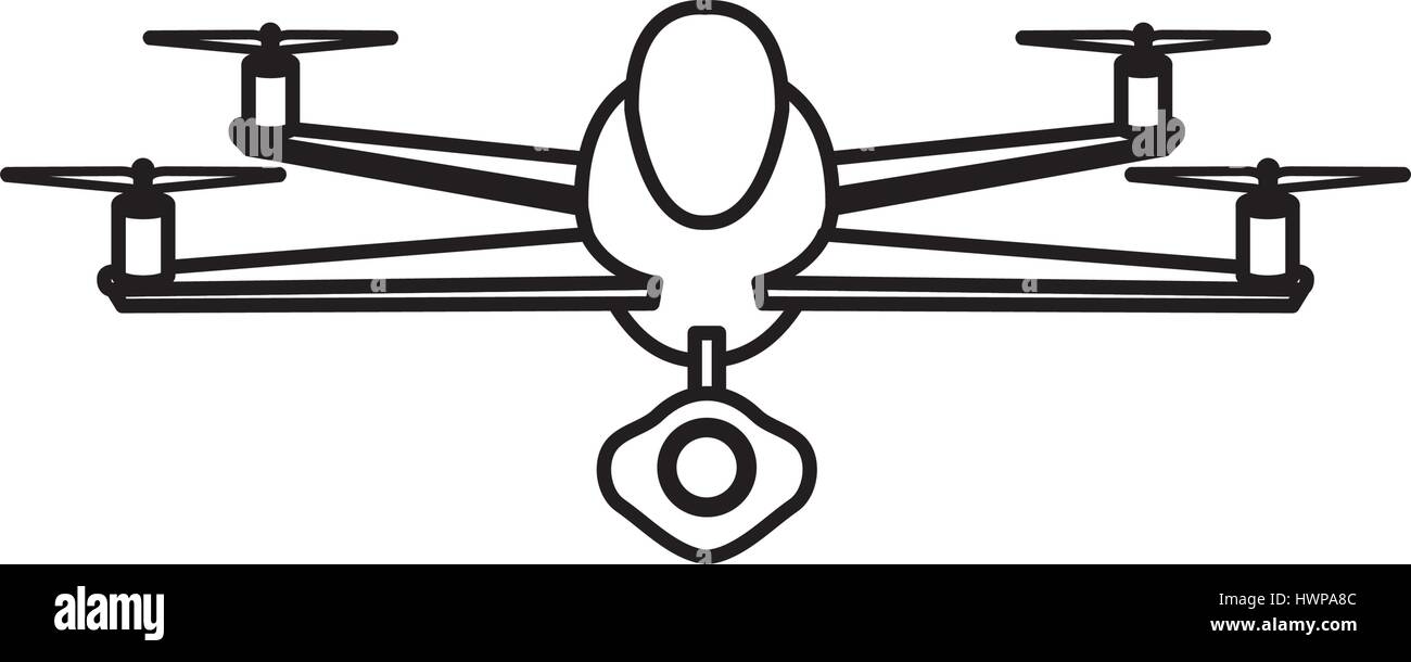 Quadcopter Flat Icon Stock Photos & Quadcopter Flat Icon Stock Images