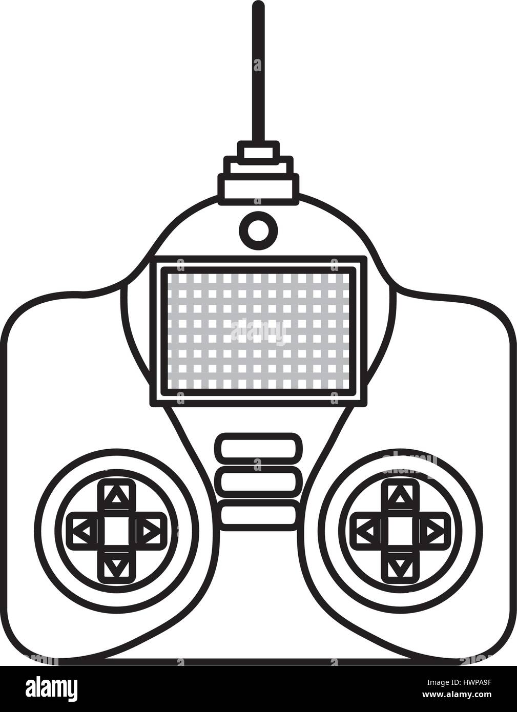 drone remote control isolated icon vector illustration design Stock ...