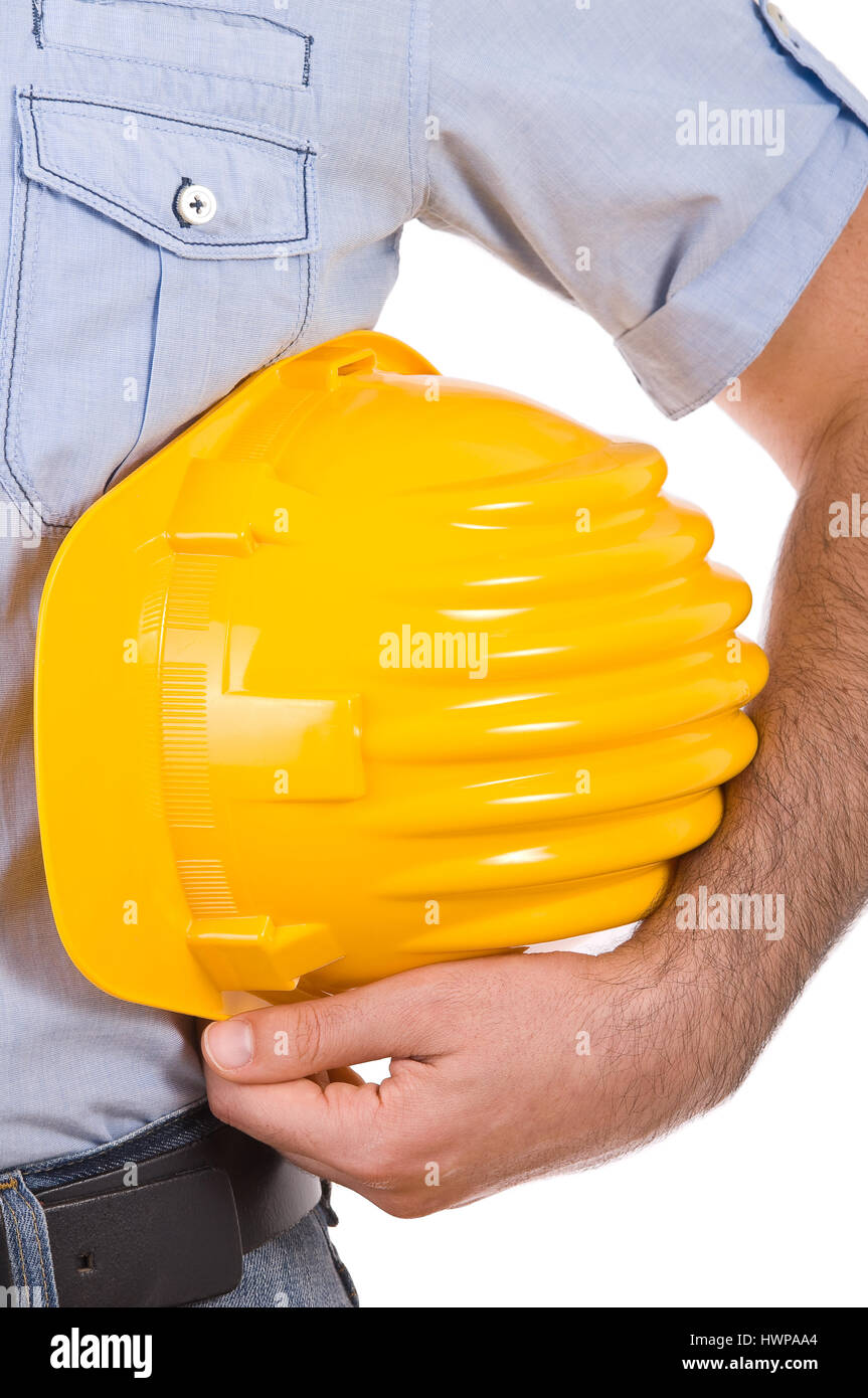 Blue collar worker Stock Photo Alamy