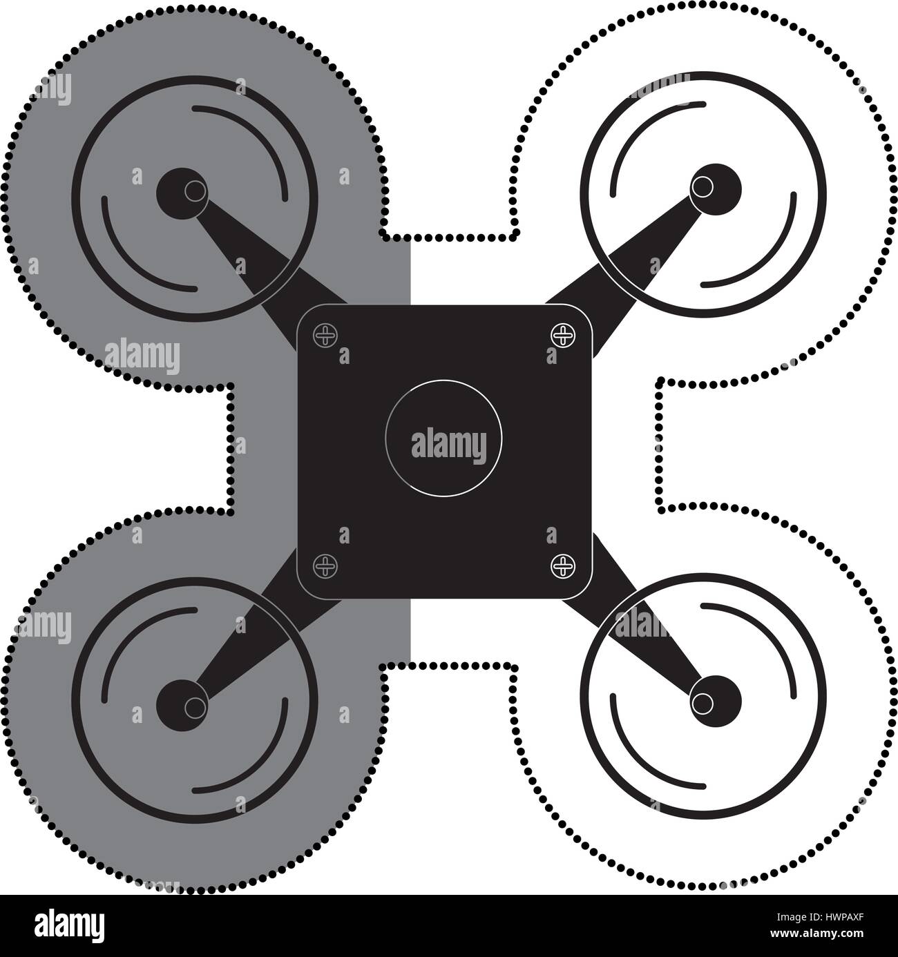 drone technology flying isolated icon vector illustration design Stock ...