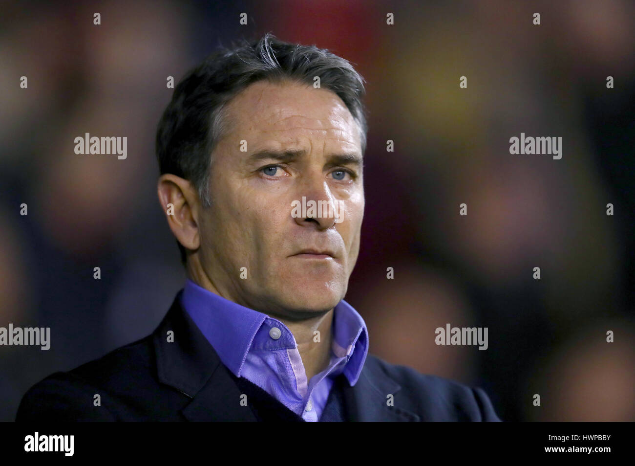 Nottingham Forest manager Philippe Montanier Stock Photo Alamy
