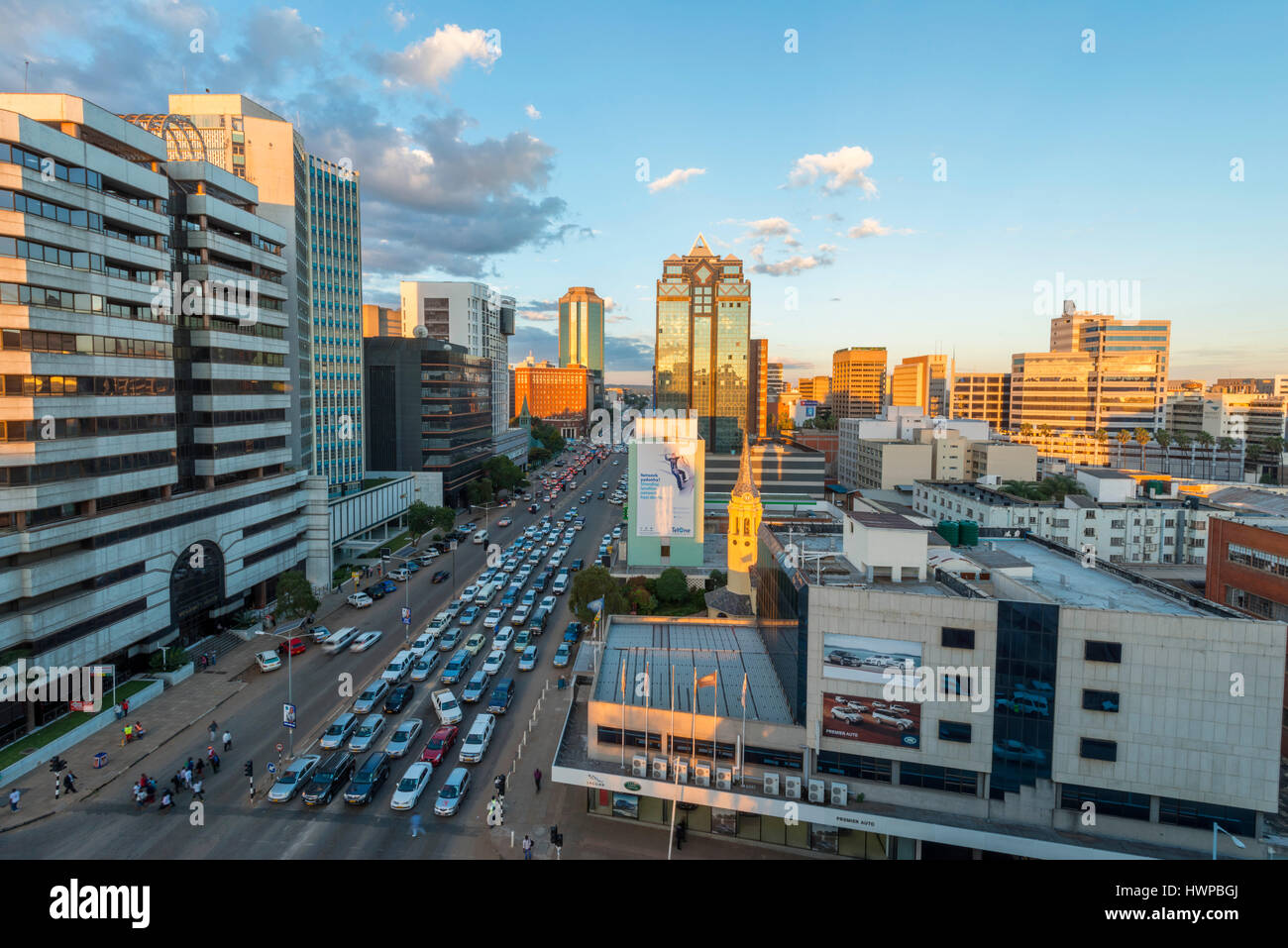 Harare is the capital city of Zimbabwe Stock Photo - Alamy