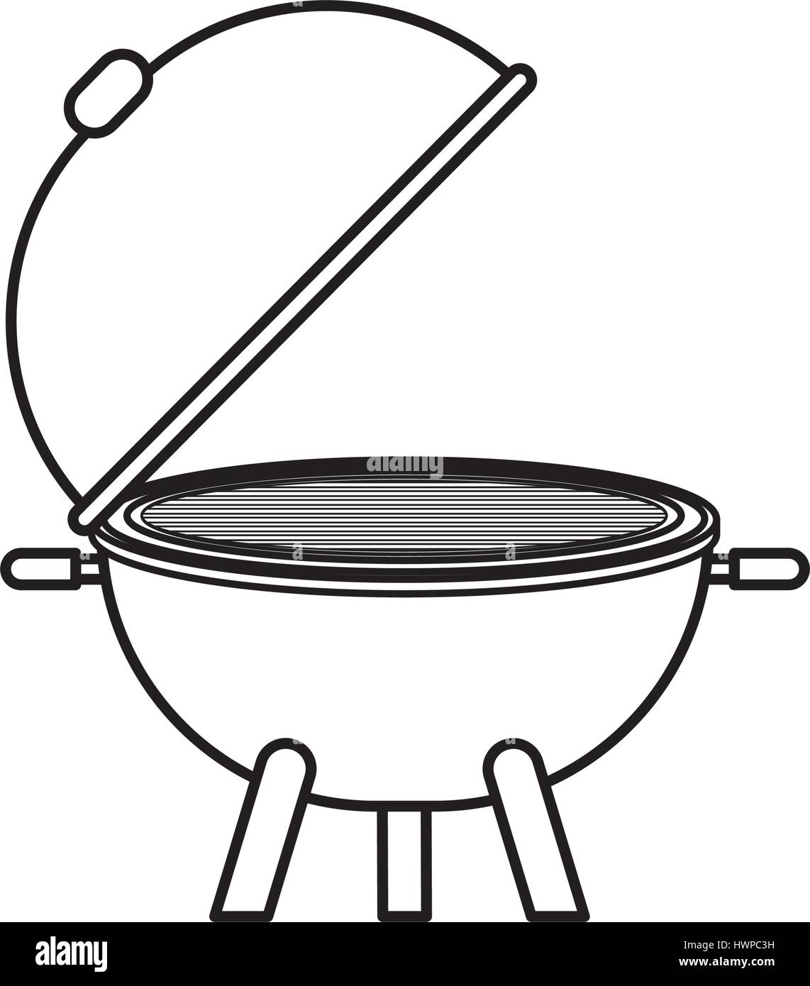 bbq grill delicious food vector illustration design Stock Vector Image ...