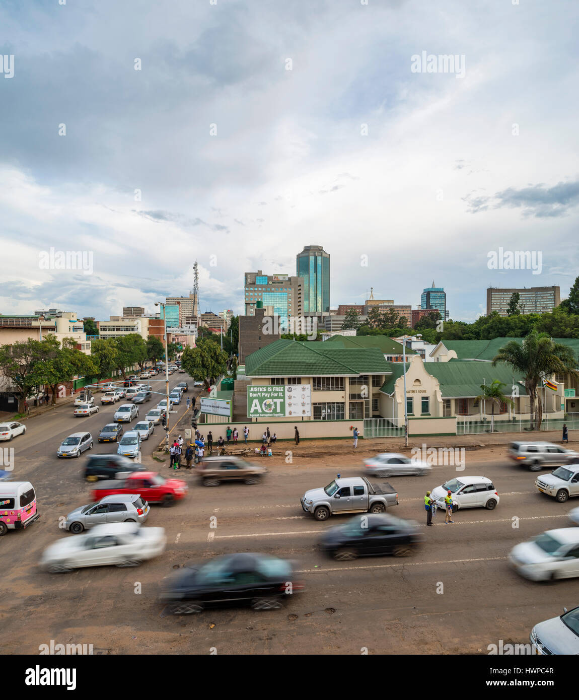 Harare is the capital city of Zimbabwe Stock Photo - Alamy