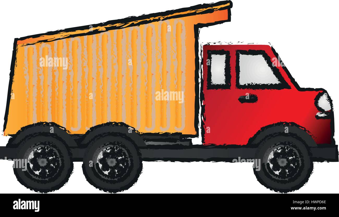 dump truck icon Stock Vector Image & Art - Alamy