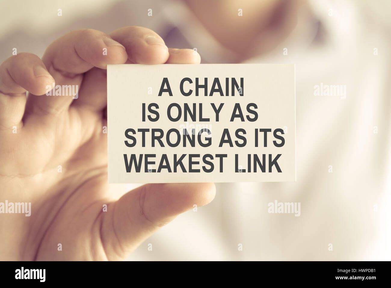 A chain is as strong as its weakest link hi-res stock photography and ...