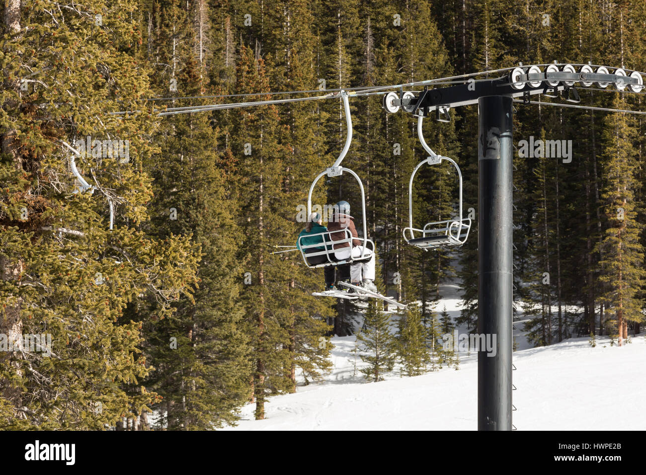 Loveland colorado ski mountain area snow Stock Photo Alamy