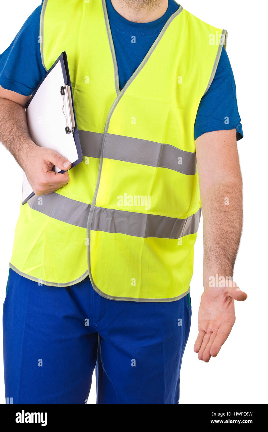 Blue collar worker Stock Photo Alamy