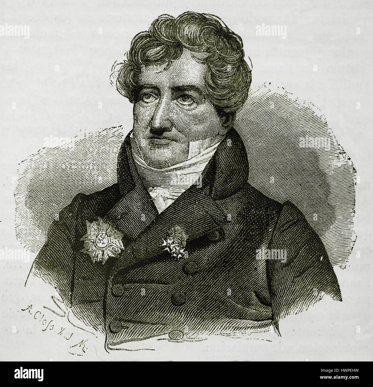 Cuvier (17691832). French naturalist and zoologist. Portrait