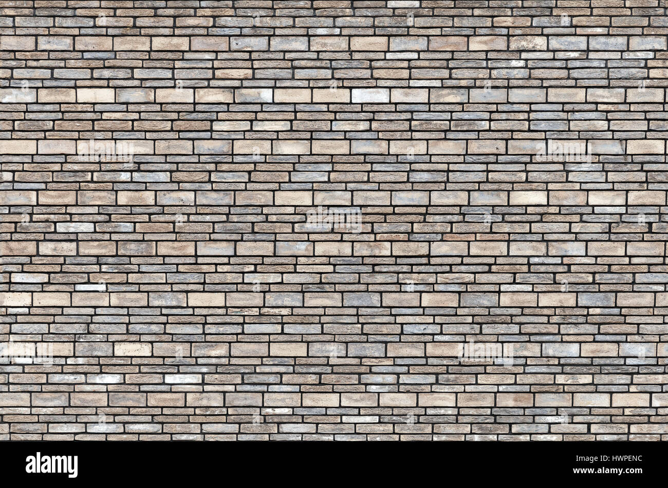 Gray brick wall, seamless detailed background photo texture Stock Photo ...