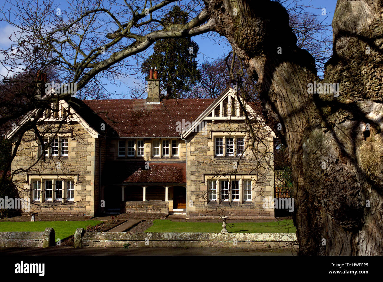 Ford village, Northumberland Stock Photo Alamy