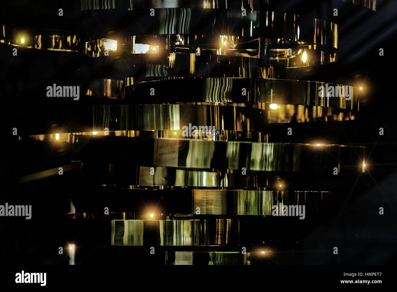 Abstract background gold light hi-res stock photography and images - Alamy