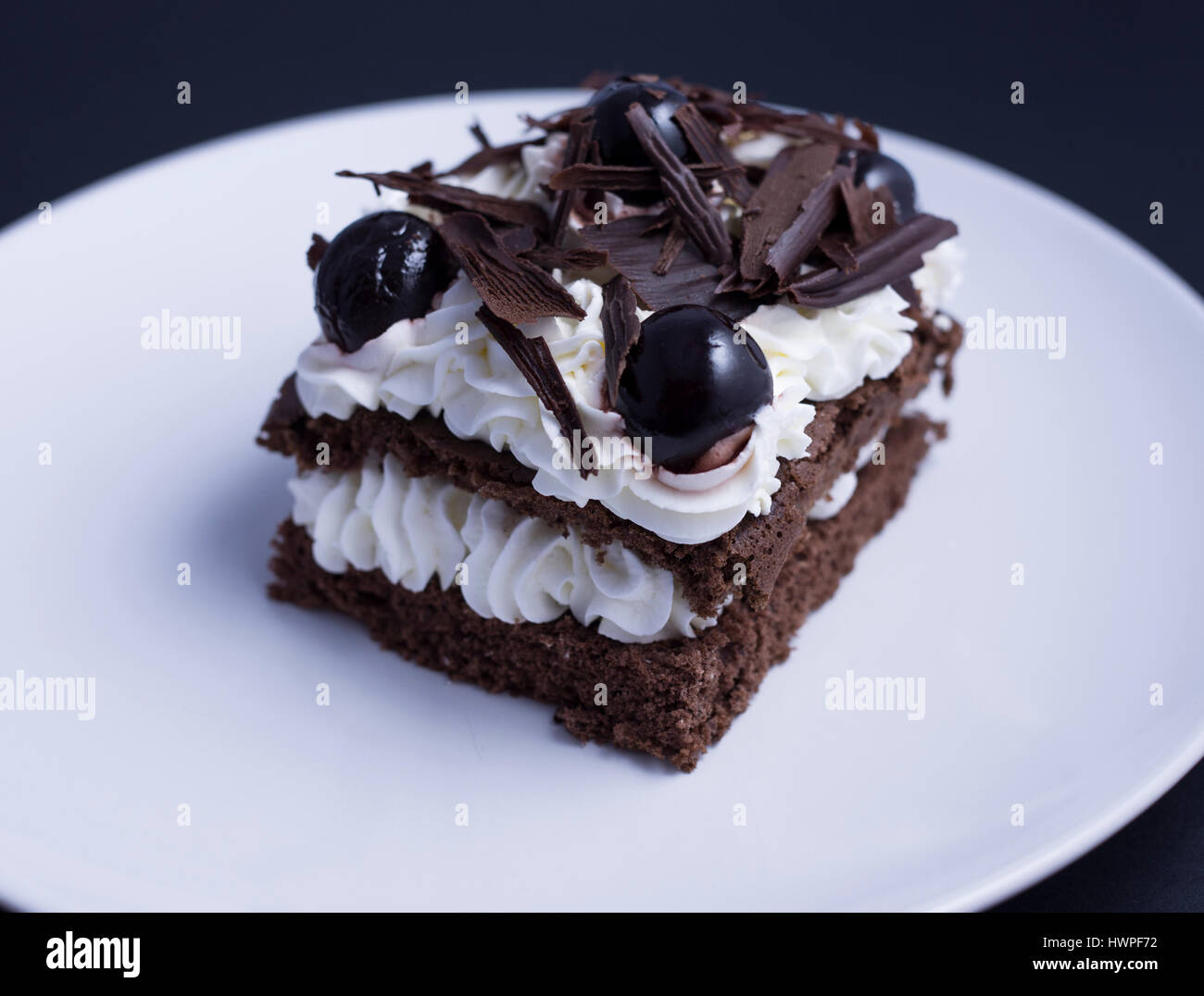Foret Noir Classical French Cake With Chocolate Layers Chantilly Cream And Cherries Stock Photo Alamy Foret Noir Classical French Cake With Chocolate Layers Chantilly Cream And Cherries Stock Photo Alamy