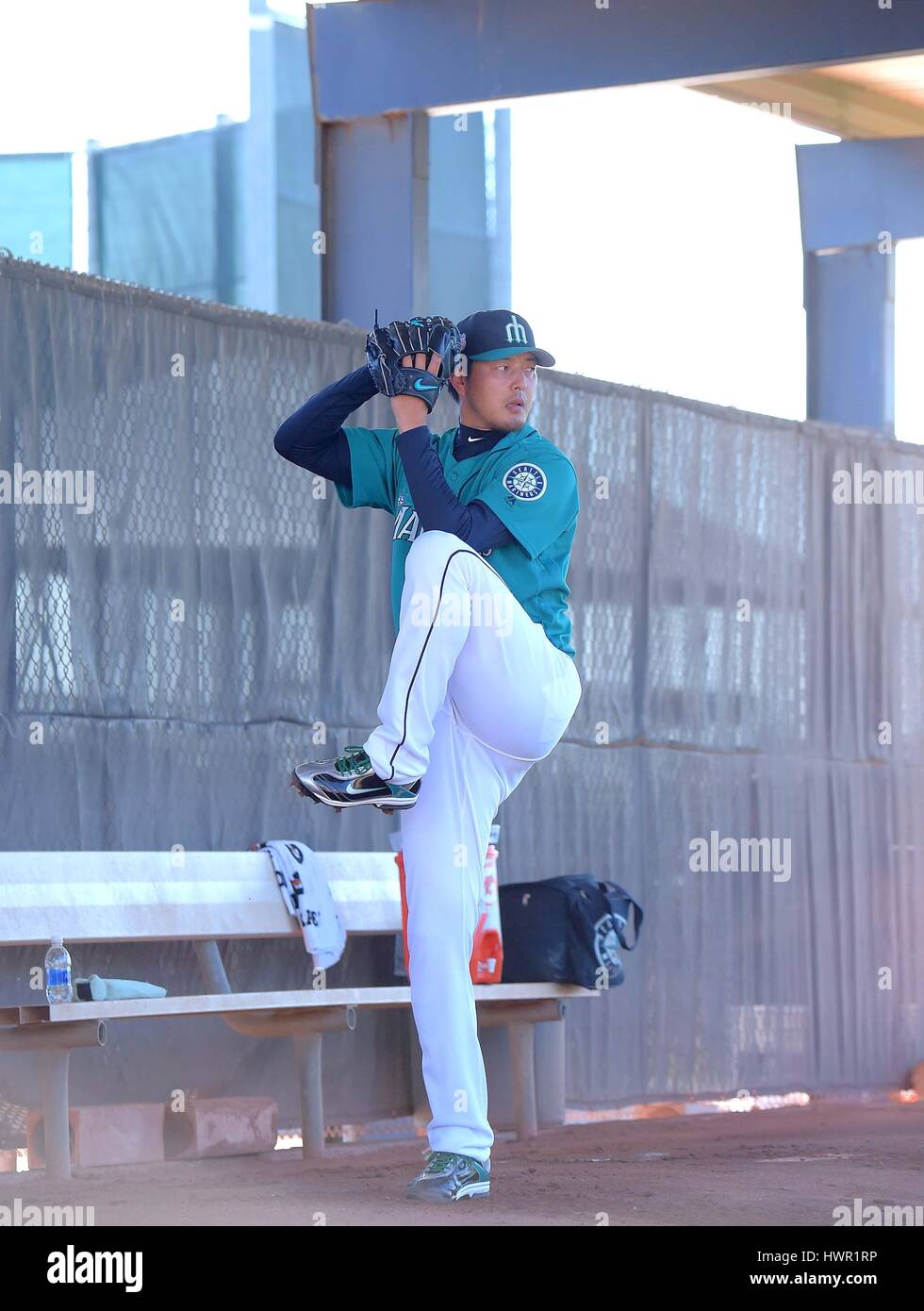 Hisashi Iwakuma (Mariners), MARCH 10, 2017 - MLB : Seattle Mariners ...