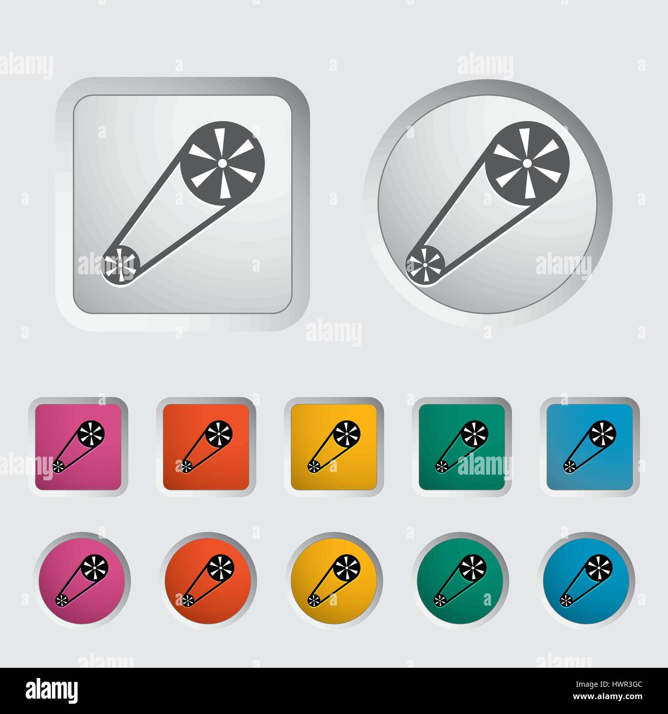 Timing belt icon. Vector illustration Stock Vector Image & Art - Alamy
