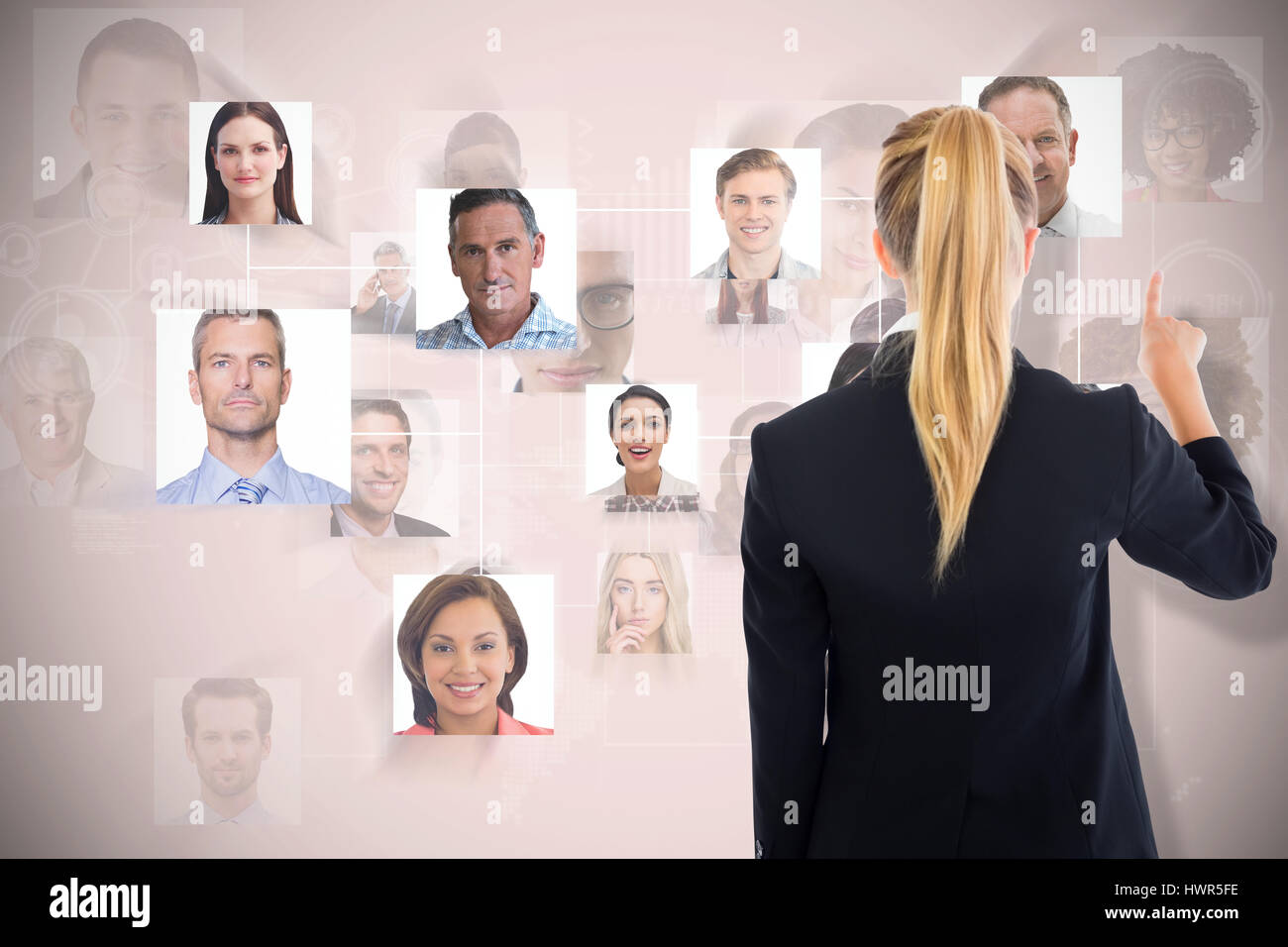 Man pointing somewhere woman hi-res stock photography and images - Alamy
