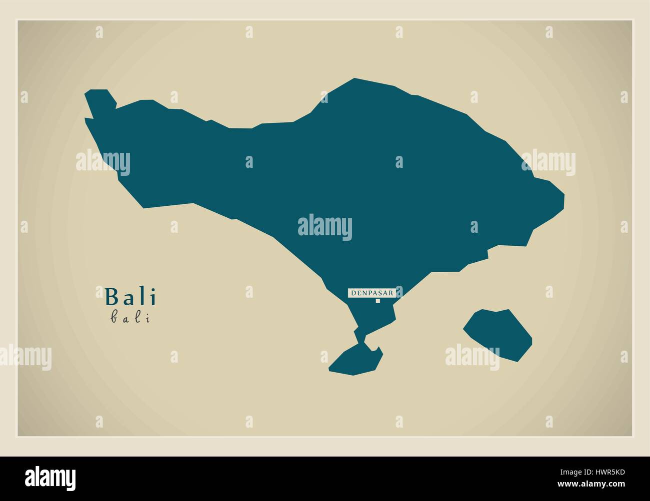 Bali map vector hi-res stock photography and images - Alamy