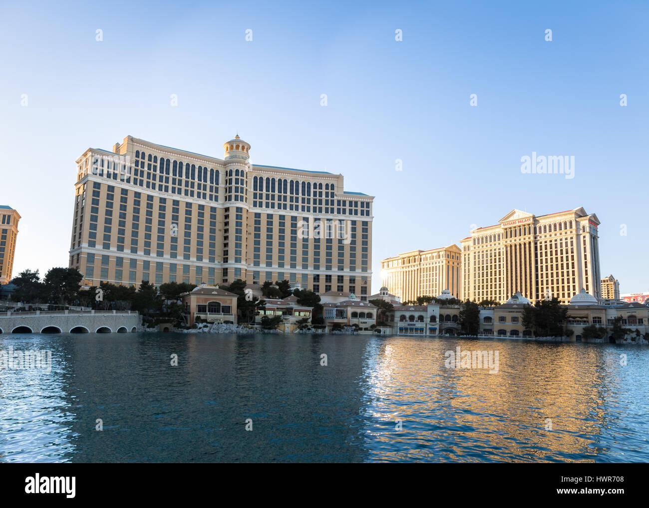 Bellagio Hotel Casino - Las Vegas, Nevada, USA Stock Photo