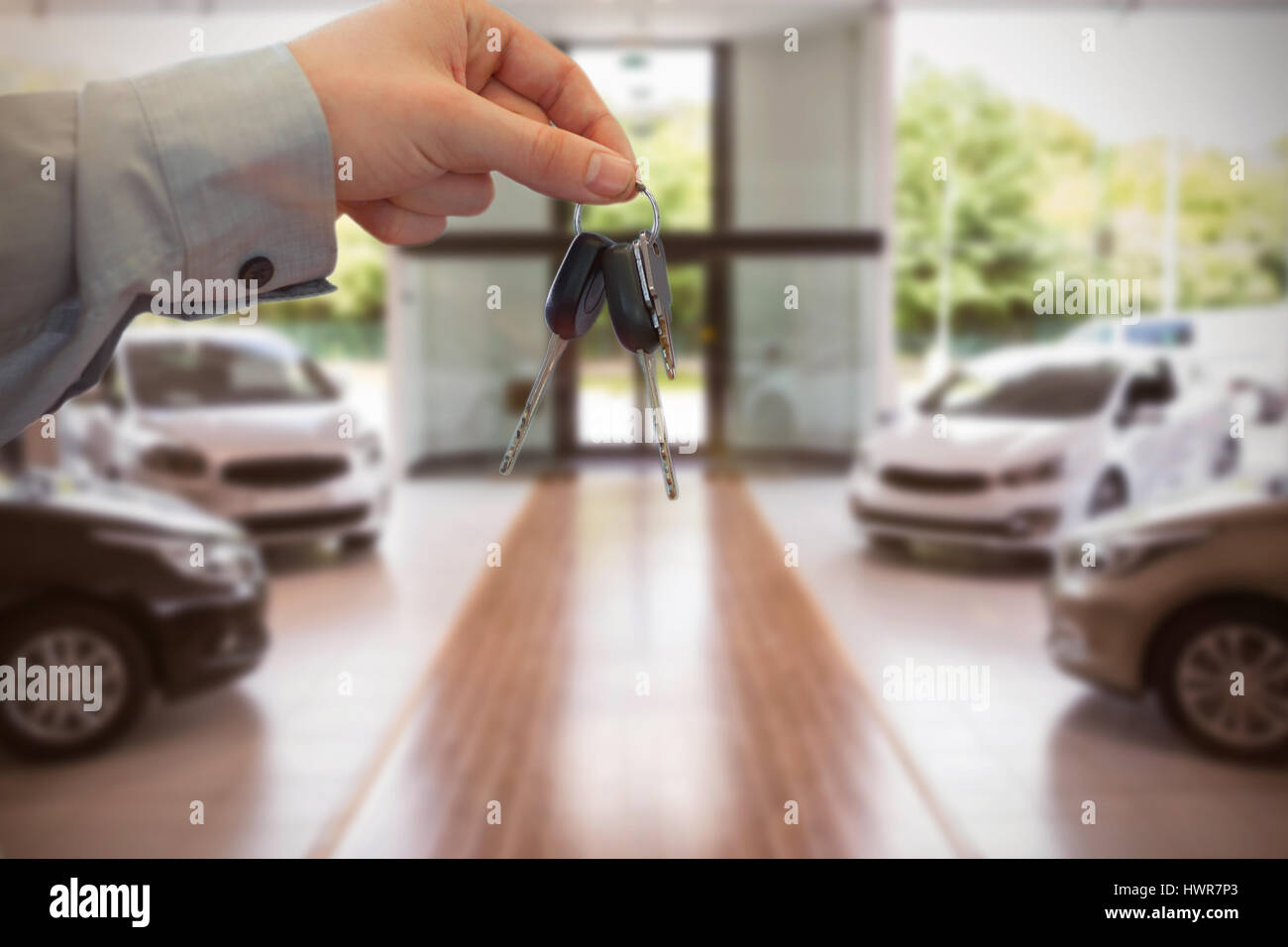 Driving car interior salesman hi-res stock photography and images - Alamy