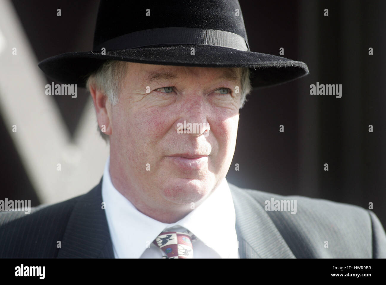 JOHN HOWARD JOHNSON RACE HORSE TRAINER CHELTENHAM RACECOURSE CHELTENHAM