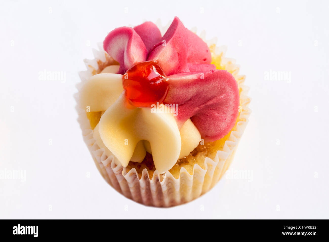 Cupcake - raspberry ripple cupcake from M&S ice cream cupcake selection ...