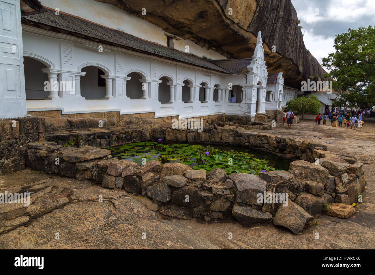 Dambulla Cave Temple, UNESCO World Heritage Site, Dambulla, Sri Lanka, Asia Stock Photo