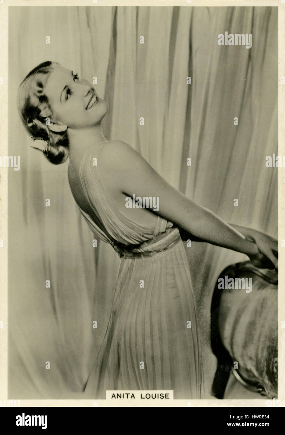 Anita Louise. American film and television actress 9 January 1915 –  25 April  1970. Stock Photo