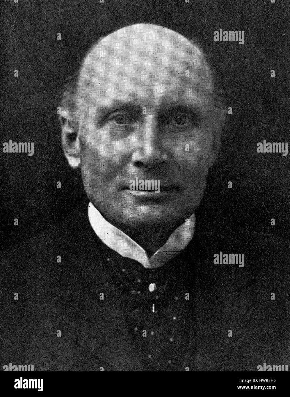 Alfred  North Whitehead.  English mathematician and philosopher.  Author of 3-volume Principia Mathematica (1910–13). 15 February 1861 – 30 December 1947 Stock Photo