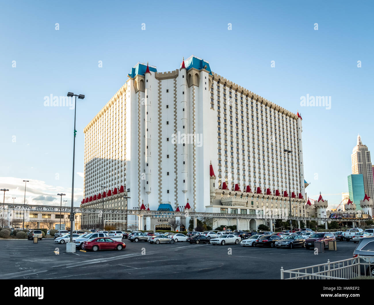 Excalibur Hotel and Casino - Las Vegas, Nevada, USA Stock Photo