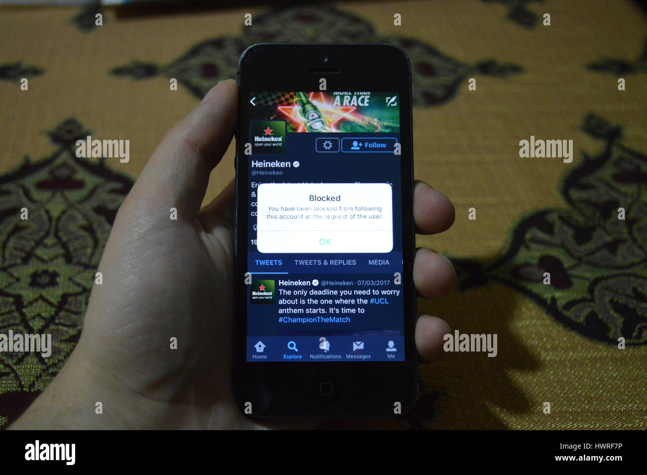 users from turkey have been banned to follow alcoholic beverages companies accounts on twitter and instagram credit altan gocher pacific press alamy live - instagram follow banned