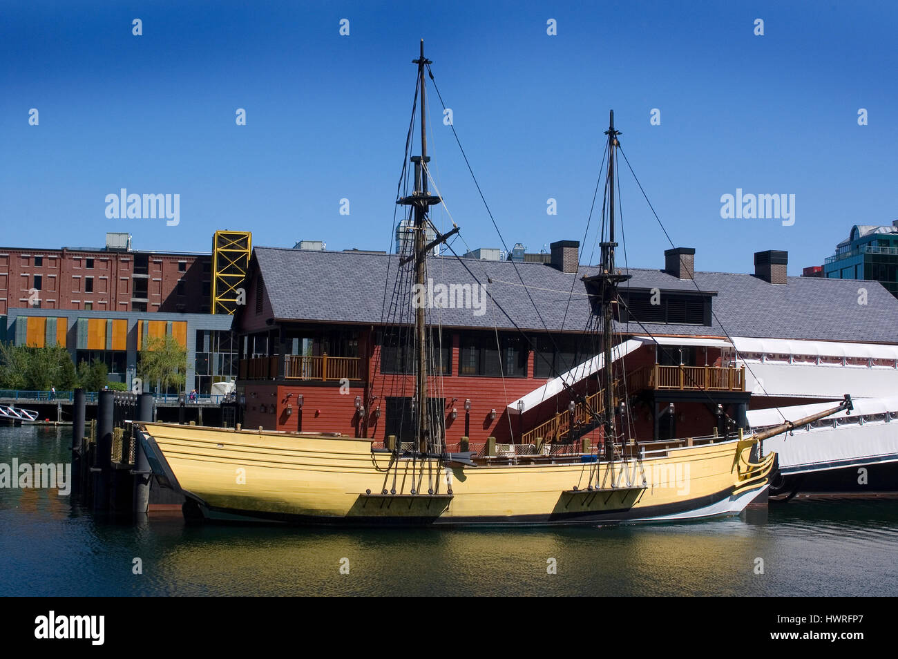 Boston Tea Party Museum, Boston, Massachusetts Stock Photo