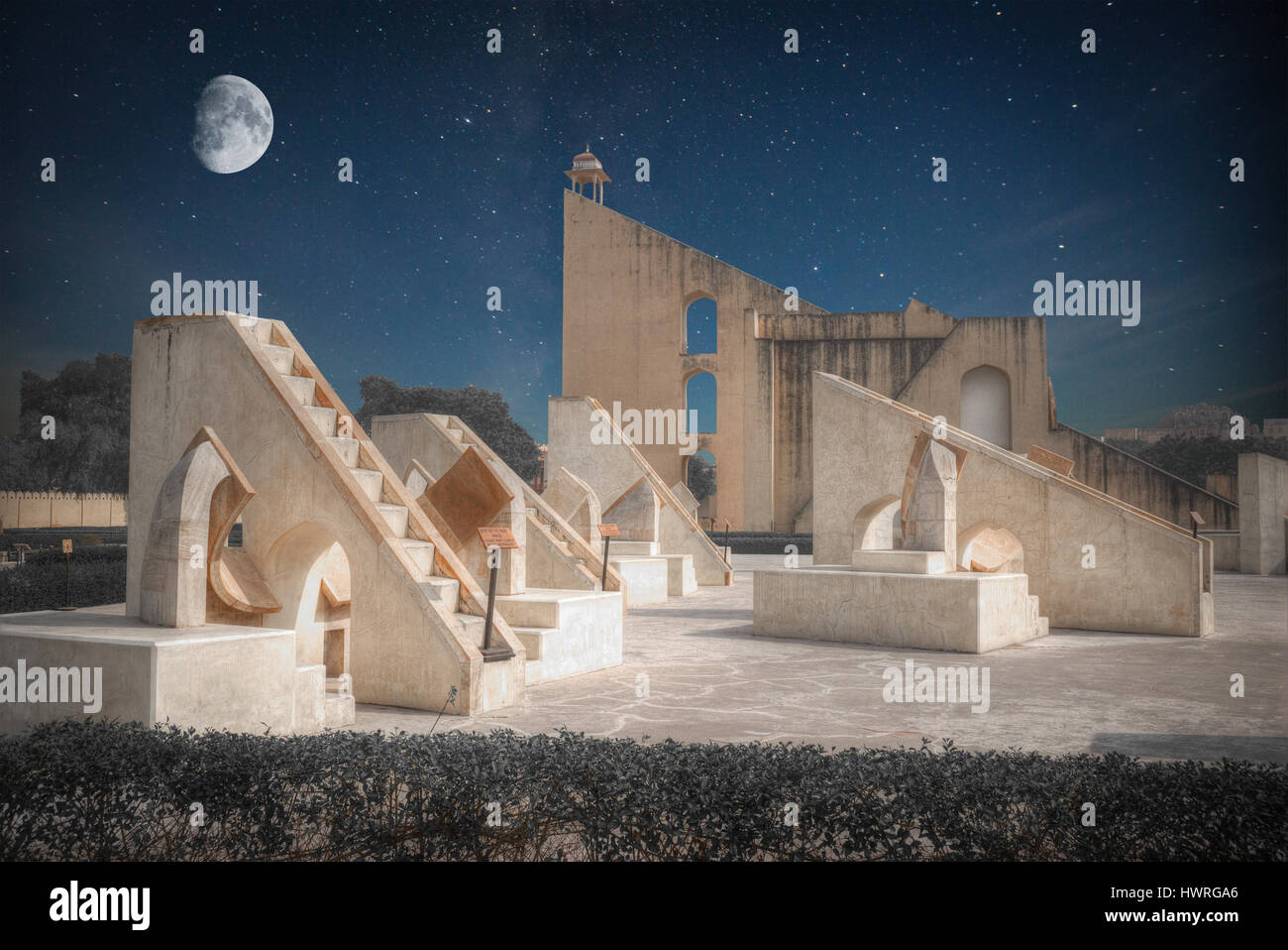 Jantar Mantar At Night Observatory Jantar Mantar Jaipur North jantar-mantar-at-night-observatory-jantar-mantar-jaipur-north